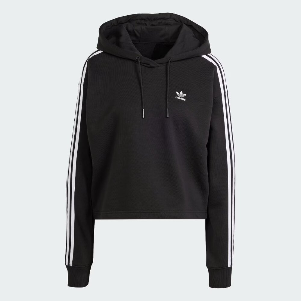 ✨Excellent Condition✨ adidas Adicolor 3-Stripes Short Hoodie (size XS)